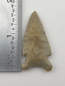 Nice Bird Point from Kansas City, Missouri Indian Artifact Arrowhead