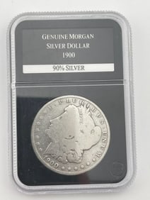 1900 Genuine Morgan Silver Dollar Coin 90% Silver