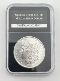 1881 UNC Genuine Morgan Silver Dollar Coin San Francisco Mint