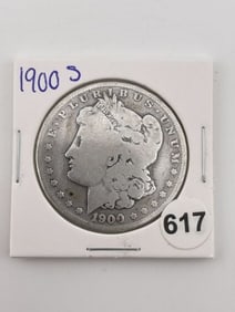 1900 S Morgan Silver Dollar Coin