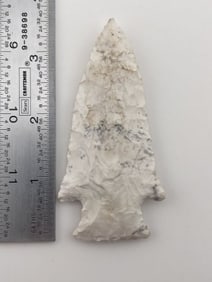 3 & 1/2" Hardin from Kansas City, Missouri Indian Artifact Arrowhead
