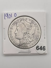 1901 O Morgan Silver Dollar Coin