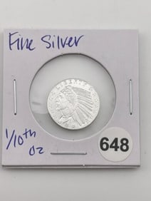 1/10th Fine Silver Coin