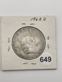 1962 D Franklin Half Dollar Coin
