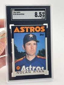 1986 Topps #100 Nolan Ryan Baseball Card