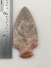 2 & 1/4" Tablerock from Kansas City, Missouri Indian Artifact Arrowhead