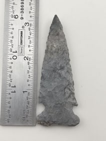 3 & 1/8" Thebes found in Ohio Indian Artifact Arrowhead