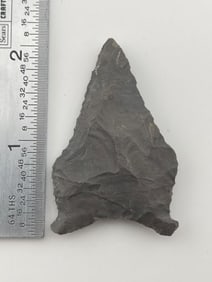 2 & 1/16" Quad Dalton from Kansas City, Missouri Indian Artifact Arrowhead