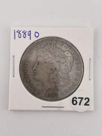 1889 O Morgan Silver Dollar Coin