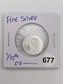1/10th Fine Silver Coin