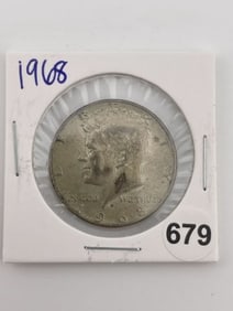 1968 Kennedy Half Dollar Coin