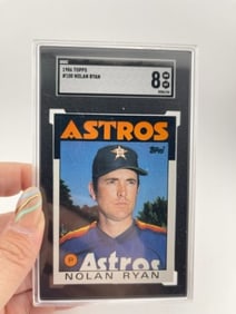 1986 Topps #100 Nolan Ryan Baseball Card