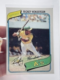 Rickey Henderson Baseball Card