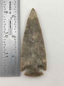 3 & 1/4" Dovetail from Kansas City, Missouri Indian Artifact Arrowhead