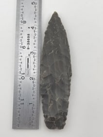 4 & 1/2" Agate Basin from Central Texas Collection Indian Artifact Arrowhead