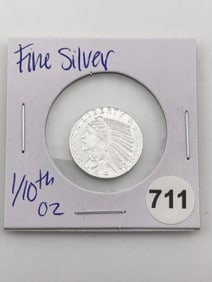 1/10th Fine Silver Coin