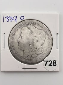 1889 O Morgan Silver Dollar Coin