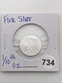 1/10th Fine Silver Coin
