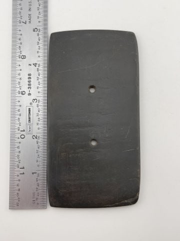 Slate Gorget Indian Artifact Arrowhead (1 of 5)