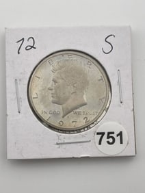 1972 Kennedy Half Dollar Coin