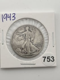 1943 Walking Liberty Half Dollar Coin