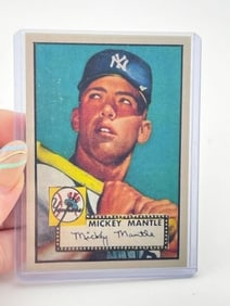Mickey Mantle Baseball Card RE-PRINT