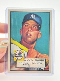 Mickey Mantle Baseball Card RE-PRINT