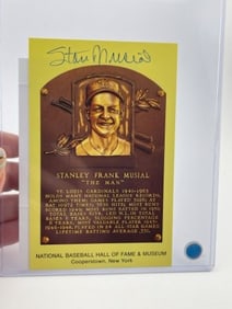 Stan Musial Hand Signed Authentic Autograph