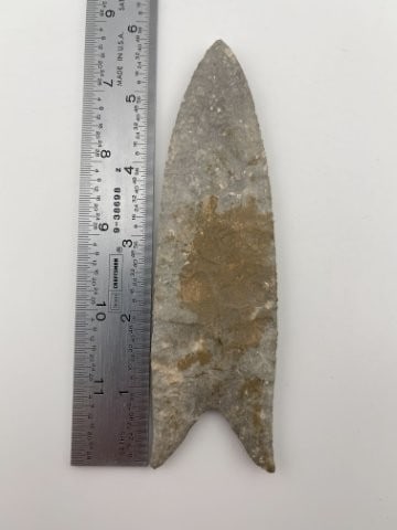 5 & 3/4" Clovis Indian Artifact Arrowhead (1 of 3)