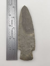 5 & 1/8" Hardin Indian Artifact Arrowhead