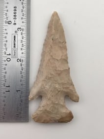 3 & 1/2" Hardin Indian Artifact Arrowhead