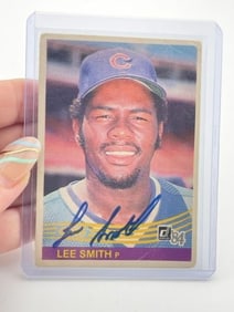 Lee Smith Hand Signed Authentic Autograph