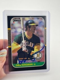 Dave Kingman Hand Signed Authentic Autograph