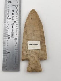 3 & 3/4" Hardin from Texas Indian Artifact Arrowhead