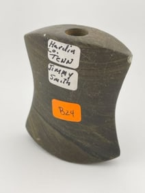 Bannerstone from Hardin County, Tennessee ex - Jimmy Smith Collection Indian Artifact Arrowhead
