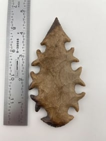 4 & 1/2" Tussinger Eccentric Indian Artifact Arrowhead