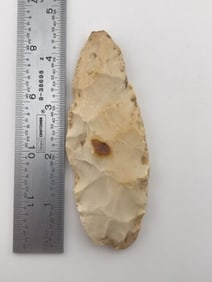 4 & 1/2" Agate Basin Indian Artifact Arrowhead