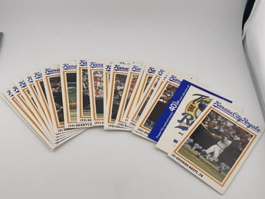 1986 Kansas City Royals Team Set