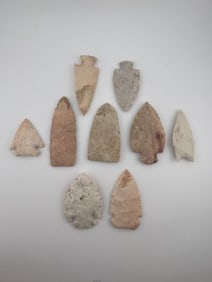 9 Very Nice Missouri Arrowheads