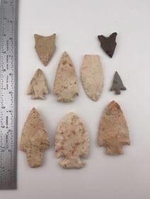 9 Very Nice Missouri Arrowheads
