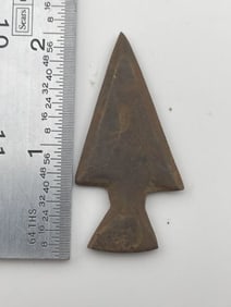 Metal Trade Point Indian Artifact Arrowhead