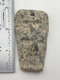 Engraved Pendant Indian Artifact Arrowhead