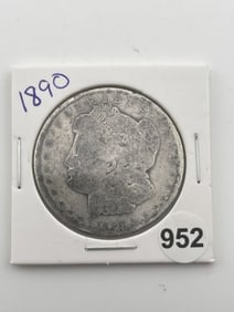 1890 Morgan Silver Dollar Coin