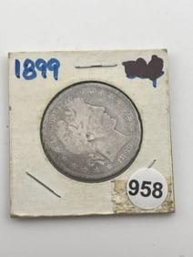 1899 Barber Half Dollar Coin