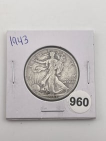 1943 Walking Liberty Half Dollar Coin