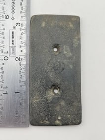 Gorget Indian Artifact Arrowhead