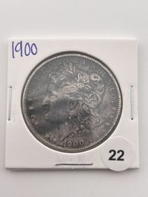 1900 Morgan Silver Dollar Coin