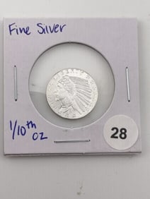 1/10th oz Fine Silver Coin