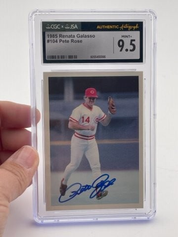 Pete Rose Hand Signed Authentic Autograph (1 of 2)