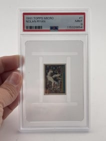 1991 Topps Micro Nolan Ryan Baseball Card